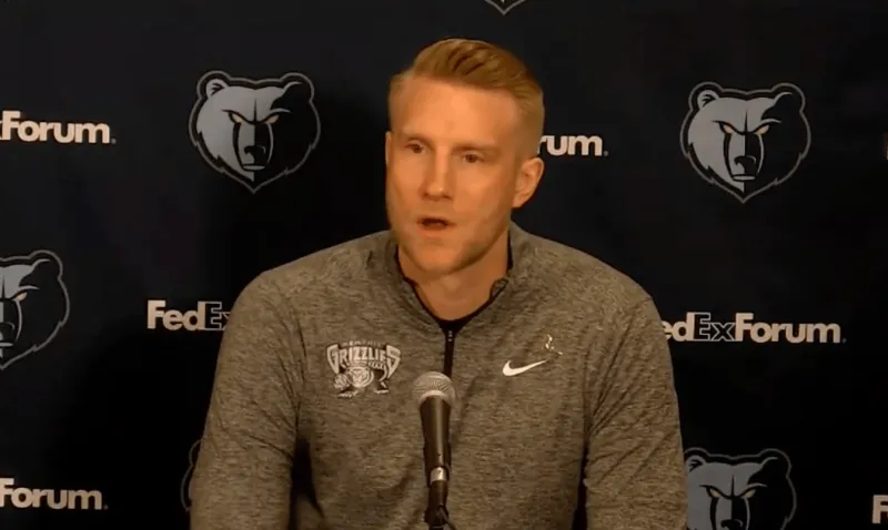 乐鱼中国-灰熊主帅采访全文：年轻球员非常棒，会继续保持战术风格